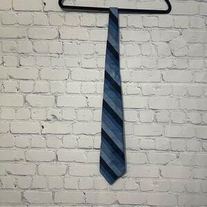 Christian Dior Tie Blue Striped